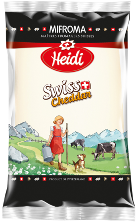 Сыр полутвердый HEIDI Чеддер 50%, без змж